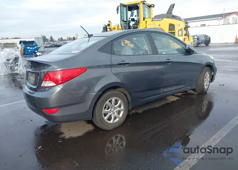 2012 Hyundai Accent Gls z USA, uszkodzony, nr VIN KMHCT4AE5CU254673